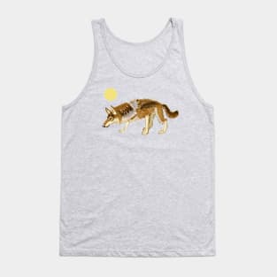 Steppe Wolf Canis lupus campestris #1 Tank Top